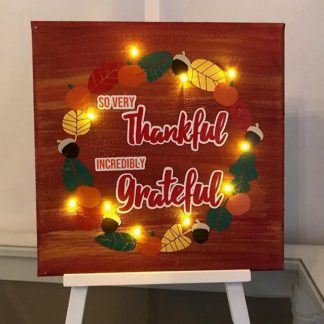 Thanksgiving LED Wall Art
